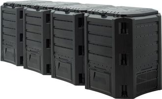 Prosperplast Deuba Compostador De Jard&iacute;n Para Creaci&oacute;n De Humus Resistente A La Intemperie - Varios Tama&ntilde;os 1600 Litros