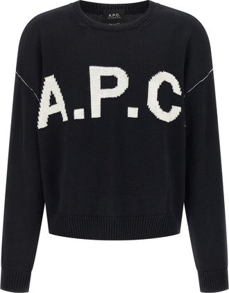 A.P.C. Blue Logo Sweater