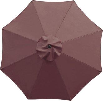 OEM Toldo De Repuesto Para Sombrilla Con 8 Varillas, Cubierta Resistente A Los Rayos Uv (solo La Parte Superior), Rayas Azules Y Blancas, 2 M