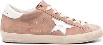 Golden Goose Blush Pink Star Patch Sneakers - Dames - Sneakers - Roze - 37 EU - Leer - Schoenen