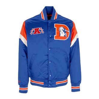 Mitchell & Ness Denver Broncos Bomberjack NFL Teamkleuren - Heren - Bomber jackets - Blauw - XL - Polyester - Jassen