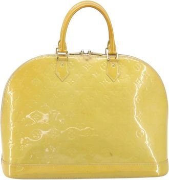 Louis Vuitton Pre-owned Handbags, female, Yellow, Size: ONE SIZE Pre-owned Alma Handbag