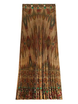 Pierre-Louis Mascia Ceto pleated skirt - Neutrals