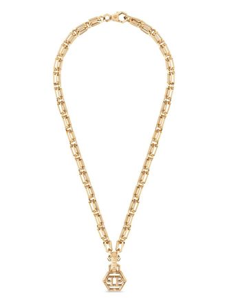 Philipp Plein Unity necklace - men - stainless steel - One Size - Gold