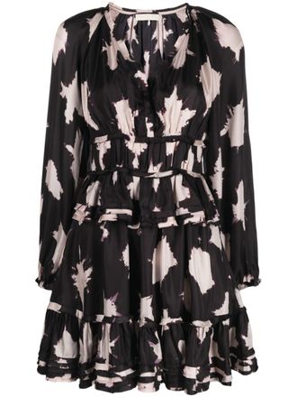 Ulla Johnson Emery tie-dye mini dress - Black