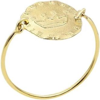 Ines De La Fressange Balucouronne Ring - Dames - Ringen - Geel - 52 MM - Accessoires