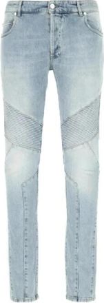 Balmain Slim-fit Jeans - Heren - Slim Fit Jeans - Blauw - W30 - Katoen - Jeans