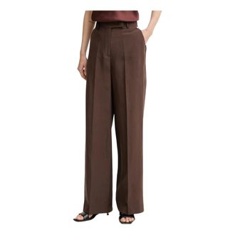 Liu Jo Pantalones Anchos - Trousers - Mujer - Marr&oacute;n - L