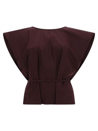 Alysi Neutrals Cotton Cape Extended Shirt