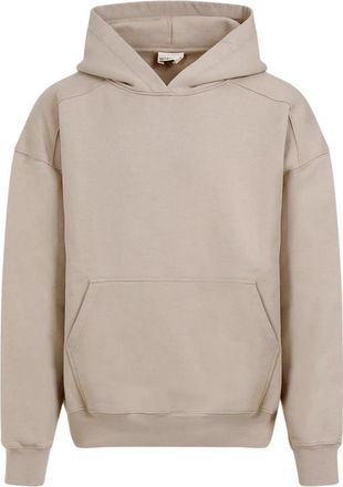 Mordecai Hooded Cotton Sweatshirt - Heren - Hoodies - Beige - S - Katoen - Hoodies & sweatvesten