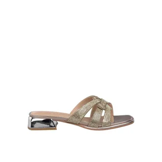 Alma En Pena Alma EN Pena, Schoenen, Dames, Geel, 37 EU, Triple Strappy Flat Sandal