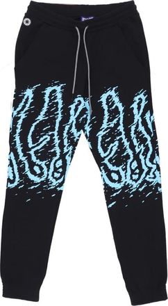Octopus Zwarte lichtgewicht trainingsbroek met elastische taille - Heren - Sweatpants - Veelkleurig - XL - Katoen - Broeken
