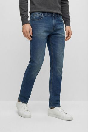 Olymp 5-Pocket-Jeans OLYMP Oskar, Herren, Gr. 31, L&auml;nge 30, indigo, Obermaterial: 98% Baumwolle, 2% Elasthan, Jeans 5-Pocket-Jeans