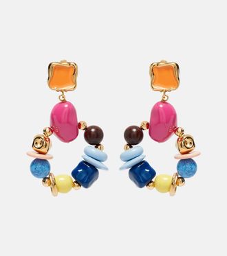 Oscar De La Renta Orecchini a clip con perline