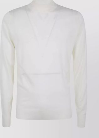 John Smedley high neck long sleeve knit top