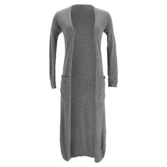 Theory Open Front Cardigan in Grey Cashmere