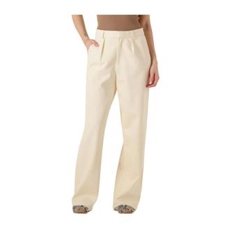 Notre-V Dames, Broeken, Beige, Maat: L Viscose