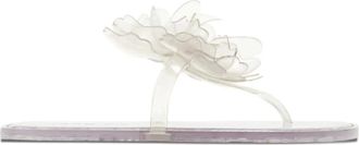 Farm Rio Teenslippers verfraaid met bloemen - Beige