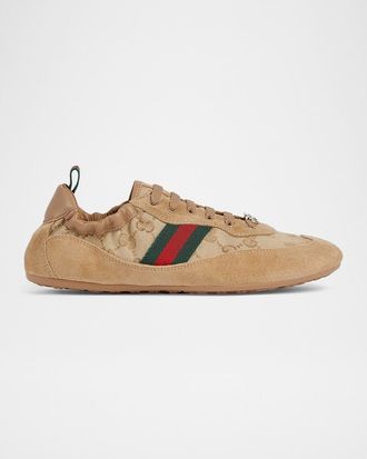 Gucci Shift GG Canvas Low-Top Sneakers