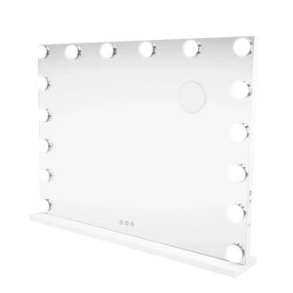 MonsterShop LED Bluetooth Mirror - 80 x 60cm in White | Size: 80 x 60 cm