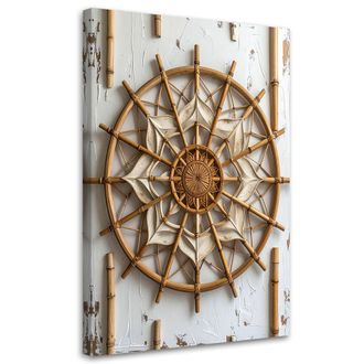 Feeby Cuadro Sobre Lienzo, Zen Spa Oriente Shabby Chic, 80x120