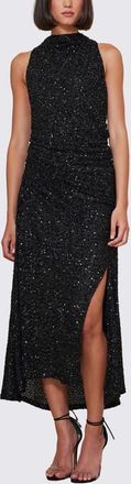 Bishop + Young Sublime Halter Dress in Caviar at Nordstrom, Size Medium