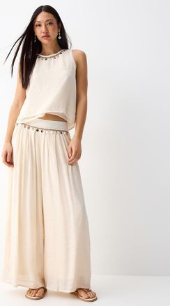 Twik Womens Cord and seashells lightweight pant