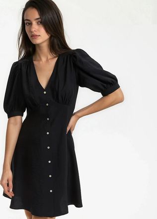 La Redoute Collections Wijde jurk, kort, korte mouwen