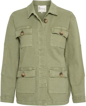 MY ESSENTIAL WARDROBE Army Jacket Utility Look Dusty Olive - Dames - Zomerjassen - Groen - L - Jassen