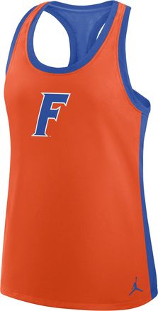 Nike Jordan Womens Florida Jordan Brand Dri-FIT College Racerback Tank Top in Orange | 0JE108E6UFN-A80