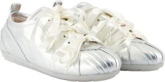 Simone Rocha Womens Sneaker Silver Calfskin