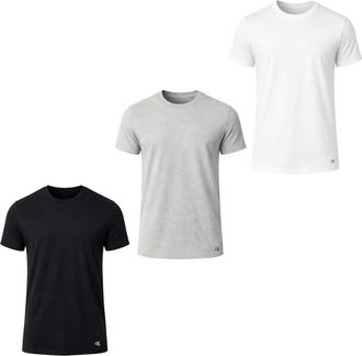 Calvin Klein Cotton Classics T-shirt met ronde hals- meerpack - Heren - T-shirts - Veelkleurig - 2XL - Katoen - Tops