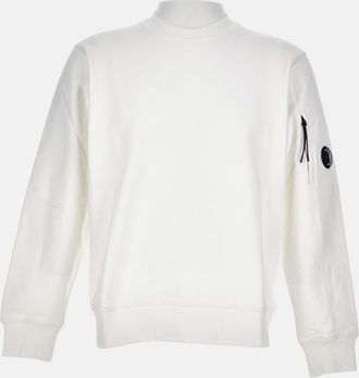 C.P. Company White Logo Sweatshirt