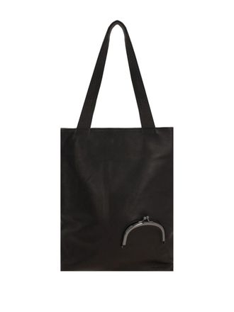 Yohji Yamamoto Shopper met gesp - Zwart