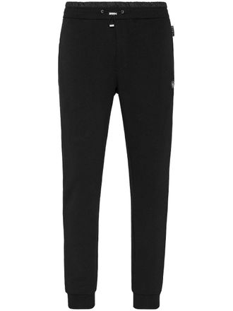 Philipp Plein Trainingsbroek met logopatch - Zwart
