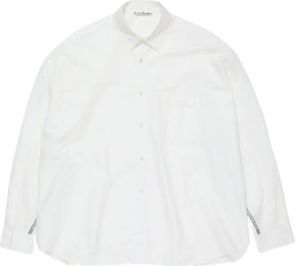 Acne Studios T-shirt in cotone con logo - Bianco
