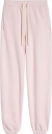 Jil Sander Pantaloni sportivi in felpa di cotone - Rosa
