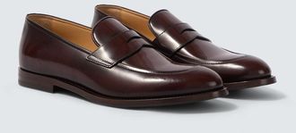 Brunello Cucinelli Mocasines penny de piel