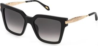 Just Cavalli SJC201 0700 Womens Sunglasses Black Size 54