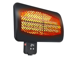Purline Estufa De Exterior Digital Para Pared Con Mando A Distancia