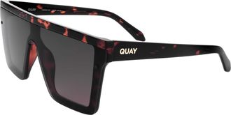 Quay Quay Unisex 56mm Brown Sunglasses HINDSIGHT-TRT-56