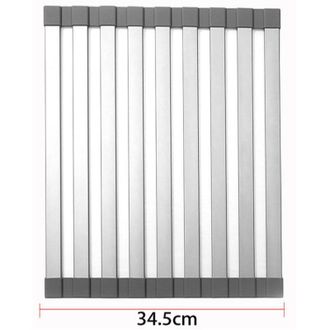 OEM Escurridor De Platos Enrollable Grande, Escurridor De Platos Enrollable, Tapa Para Fregadero, Accesorios Para Fregadero De Cocina, Escurridor De Alumi
