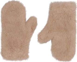 Max Mara Handschoenen - unisex - Handschoenen - Beige - S/M - Wol - Accessoires