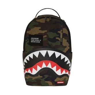 Sprayground Backpacks, female, Multicolor, Size: ONE SIZE City Travel Backpack with Shark Design
