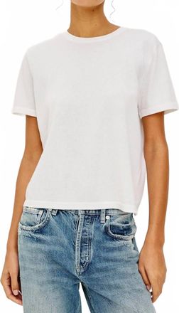 Rails Cotton Cashmere T-Shirt In White