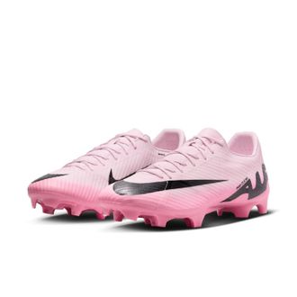 Nike Men Zoom Vapor 15 Academy Fg/Mg Soccer Shoe, Pink Foam Black, 11 UK