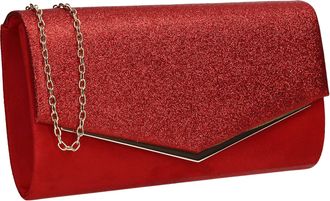 Swankyswans Womens Janey Clutch Bag, Red