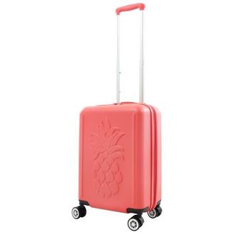 Tommy Bahama 21.5 Carry-On Hardside Spinner Luggage with 3D Pineapple in Coral at Nordstrom