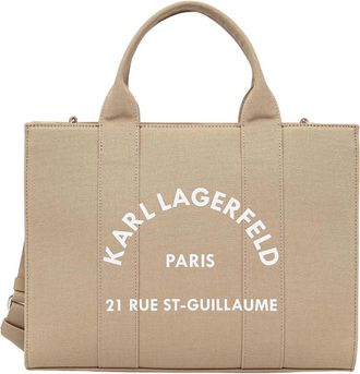 Karl Lagerfeld K/Rsg Tote - Dames - Shoppers - Bruin - ONE Size - Katoen - Tassen