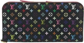 Louis Vuitton Pre-owned Wallets, female, Multicolor, Size: ONE SIZE Pre-owned Vintage Canvas Wallet